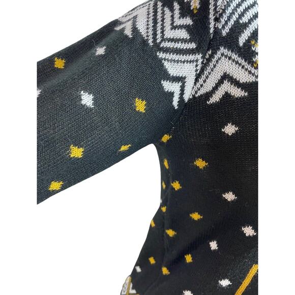 Missouri Tigers Campus Specialties Sweater Medium Christmas Black Gold White M - Picture 5 of 9